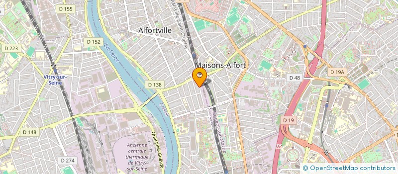 localisation de l'entreprise MONSIEUR ROMAIN PERCEBOIS  ALFORTVILLE