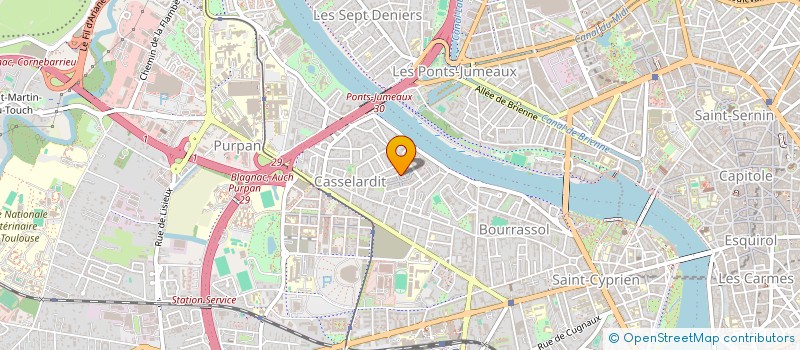 localisation de l'entreprise MONSIEUR ROMAIN PERELLI  TOULOUSE