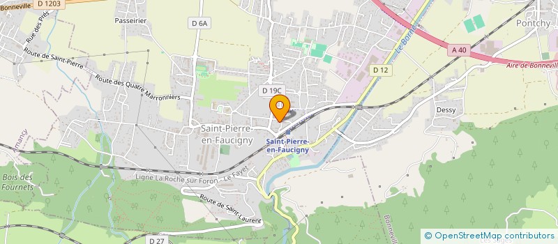 localisation de l'entreprise MONSIEUR ROMAIN PEREZ  SAINT-PIERRE-EN-FAUCIGNY