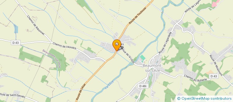 localisation de l'entreprise MONSIEUR ROMAIN PERON  BEAUMONT-SUR-LEZE