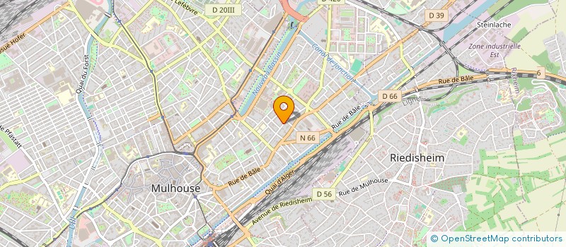 localisation de l'entreprise MONSIEUR ROMAIN PERON  MULHOUSE