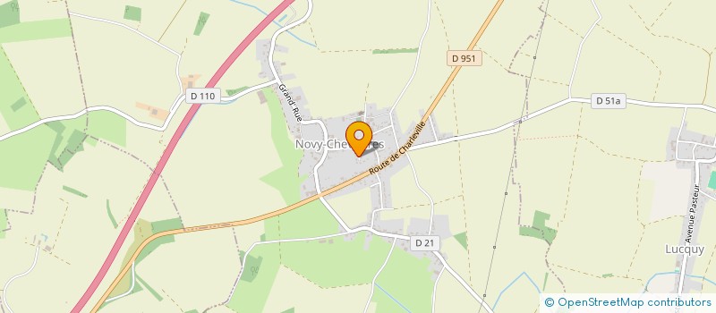 localisation de l'entreprise MONSIEUR ROMAIN PEROT à NOVY-CHEVRIERES