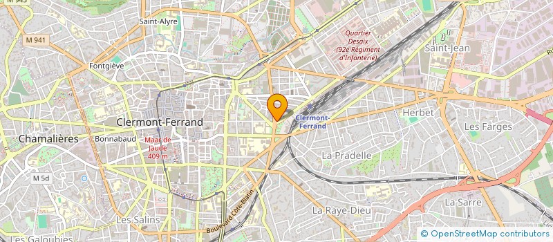 localisation de l'entreprise MONSIEUR ROMAIN PERRET  CLERMONT-FERRAND