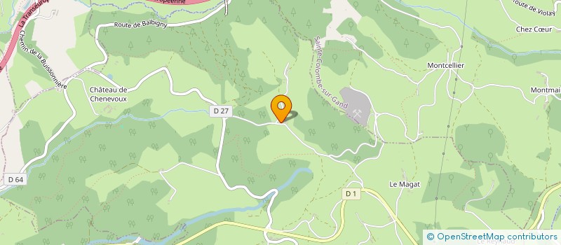 localisation de l'entreprise MONSIEUR ROMAIN PERRICHON  BUSSIERES