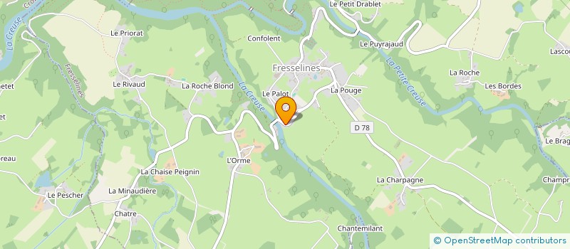 localisation de l'entreprise MONSIEUR ROMAIN PERRON  FRESSELINES