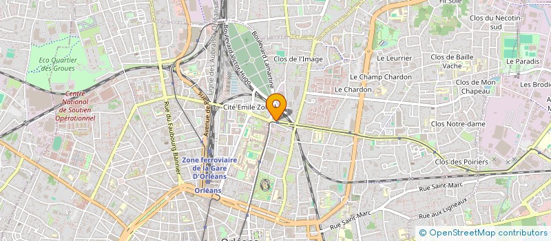 localisation de l'entreprise MONSIEUR ROMAIN PERROUX à ORLEANS