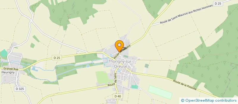 localisation de l'entreprise MONSIEUR ROMAIN PERSENOT  THORIGNY-SUR-OREUSE