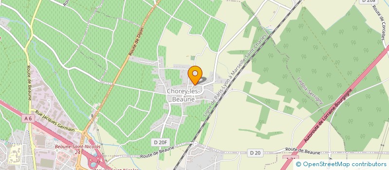 localisation de l'entreprise MONSIEUR ROMAIN PERTUZOT à CHOREY-LES-BEAUNE