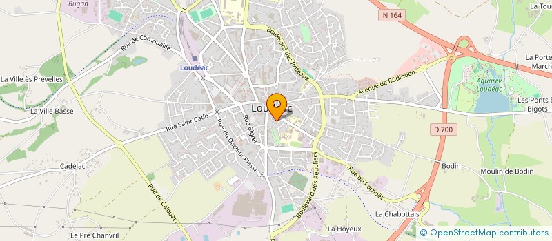 localisation de l'entreprise MONSIEUR ROMAIN PESSELIER à LOUDEAC