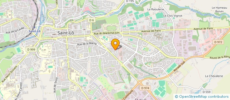 localisation de l'entreprise MONSIEUR ROMAIN PETARD  SAINT-LO