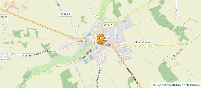 localisation de l'entreprise MONSIEUR ROMAIN PETIT à BREZOLLES
