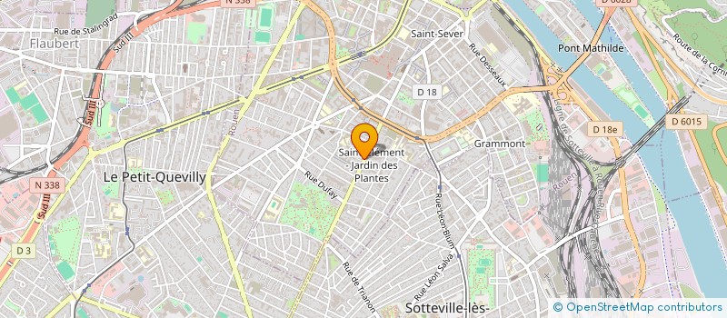 localisation de l'entreprise MONSIEUR ROMAIN PETIT  ROUEN