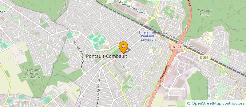 localisation de l'entreprise MONSIEUR ROMAIN PETIT à PONTAULT-COMBAULT