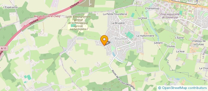 localisation de l'entreprise MONSIEUR ROMAIN PETIT  ROUILLON