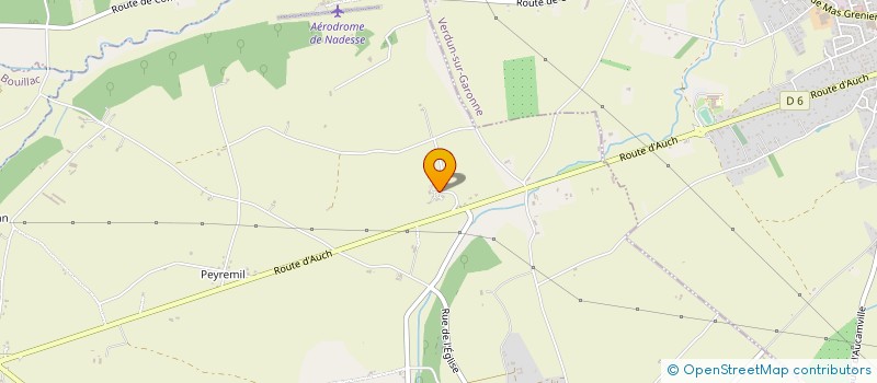 localisation de l'entreprise MONSIEUR ROMAIN PETIT  SAVENES