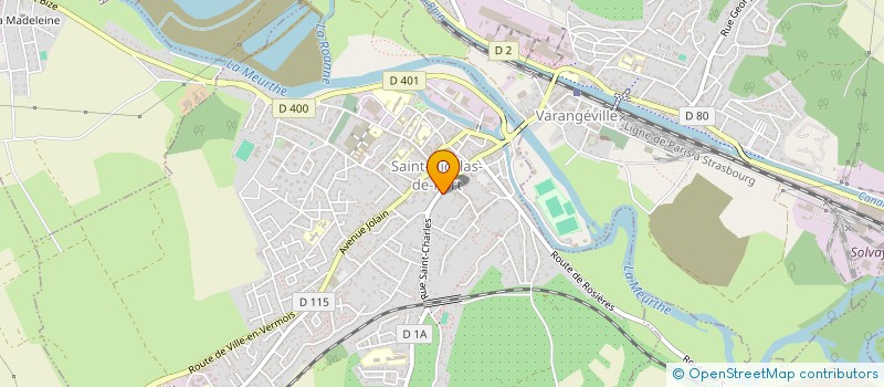 localisation de l'entreprise MONSIEUR ROMAIN PETITFOUR à SAINT-NICOLAS-DE-PORT