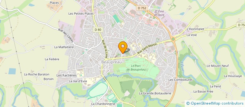 localisation de l'entreprise MONSIEUR ROMAIN PEZOT  BEAUPREAU-EN-MAUGES