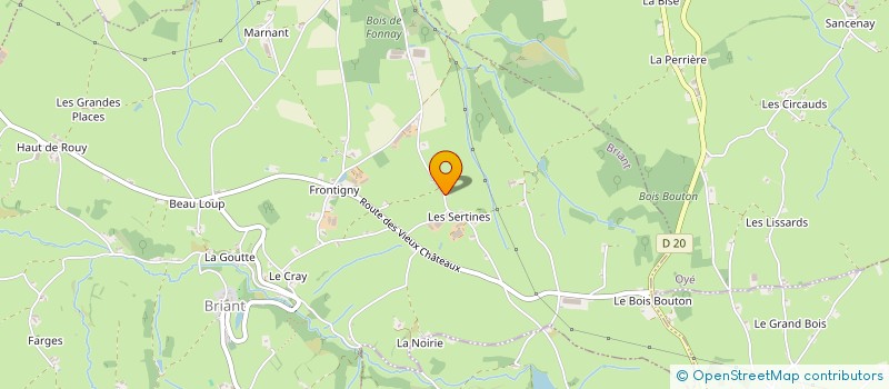 localisation de l'entreprise MONSIEUR ROMAIN PHILIBERT  BRIANT