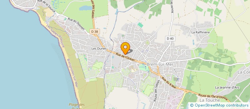 localisation de l'entreprise MONSIEUR ROMAIN PICARD à BREM-SUR-MER