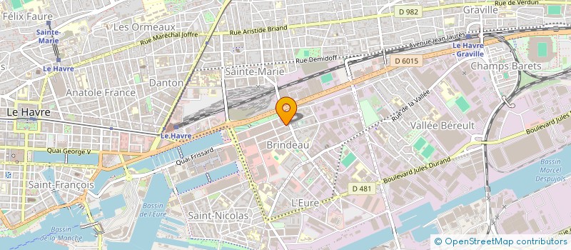 localisation de l'entreprise MONSIEUR ROMAIN PICHON  LE HAVRE