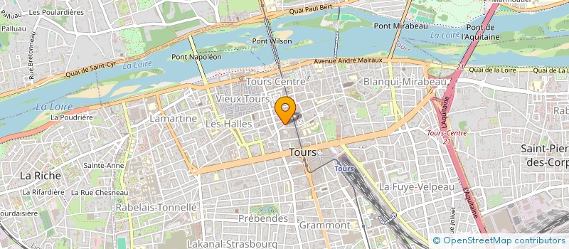 localisation de l'entreprise MONSIEUR ROMAIN PICHONNAT  TOURS