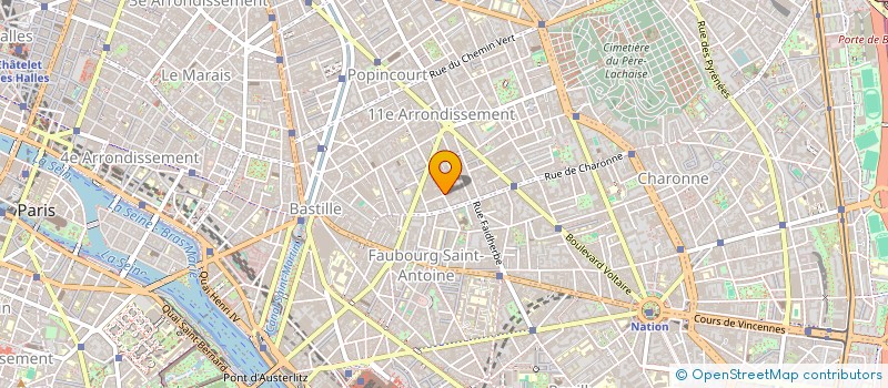 localisation de l'entreprise MONSIEUR ROMAIN PICHOT  PARIS