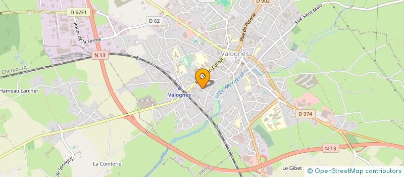 localisation de l'entreprise MONSIEUR ROMAIN PICQUENOT  VALOGNES