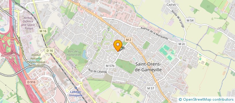 localisation de l'entreprise MONSIEUR ROMAIN PIERRE ALAIN GARO à SAINT-ORENS-DE-GAMEVILLE