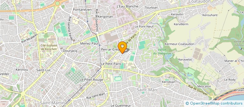 localisation de l'entreprise MONSIEUR ROMAIN PINCET à BREST