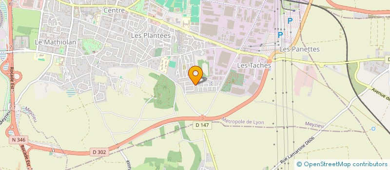 localisation de l'entreprise MONSIEUR ROMAIN PITRUZZELLA  MEYZIEU