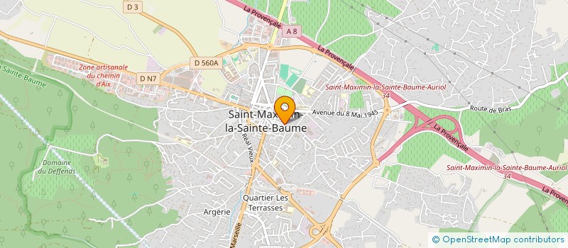 localisation de l'entreprise MONSIEUR ROMAIN PLACE  SAINT-MAXIMIN-LA-SAINTE-BAUME