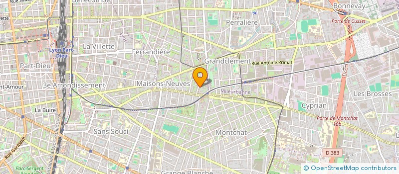 localisation de l'entreprise MONSIEUR ROMAIN PLASSE  VILLEURBANNE