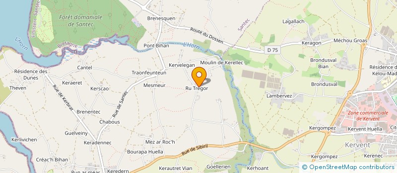 localisation de l'entreprise MONSIEUR ROMAIN PLOUNEVEZ  PLOUGOULM