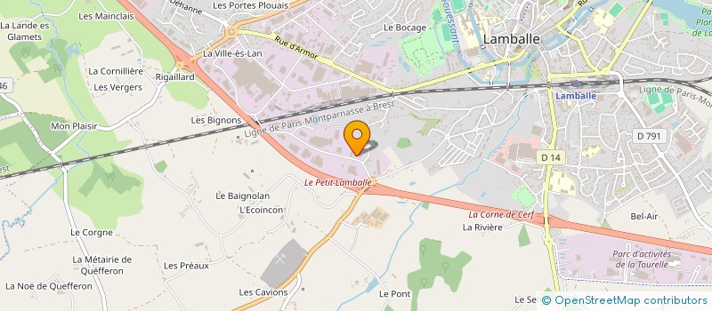 localisation de l'entreprise MONSIEUR ROMAIN POINSOT  COETMIEUX