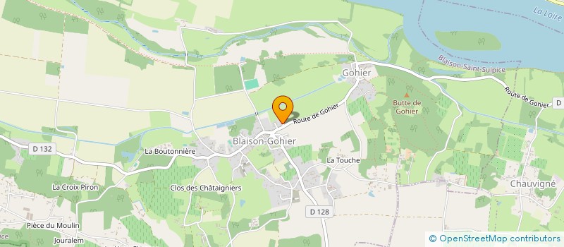 localisation de l'entreprise MONSIEUR ROMAIN POMMEAU  BLAISON-SAINT-SULPICE