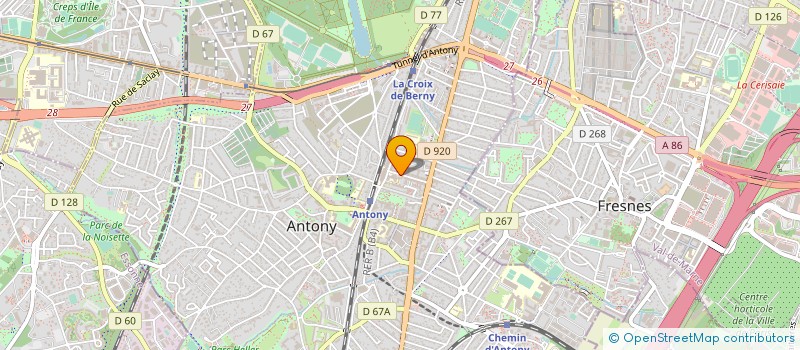 localisation de l'entreprise MONSIEUR ROMAIN POMMIER à ANTONY