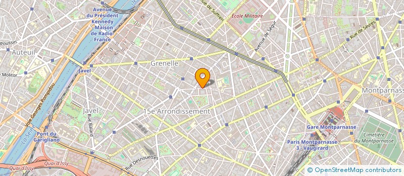 localisation de l'entreprise MONSIEUR ROMAIN PONCELET  PARIS