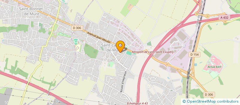 localisation de l'entreprise MONSIEUR ROMAIN PONCET  SAINT-LAURENT-DE-MURE