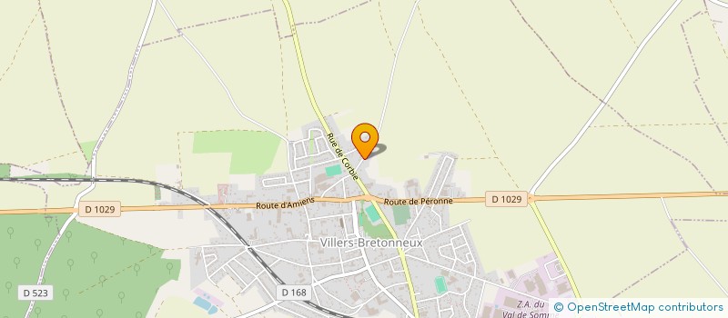 localisation de l'entreprise MONSIEUR ROMAIN PONTHIEU  HOMBLIERES