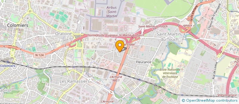 localisation de l'entreprise MONSIEUR ROMAIN PORTES  TOULOUSE