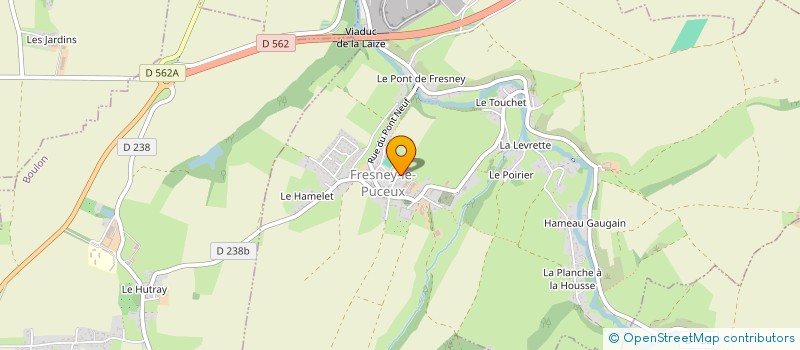 localisation de l'entreprise MONSIEUR ROMAIN POSTEL  FRESNEY-LE-PUCEUX