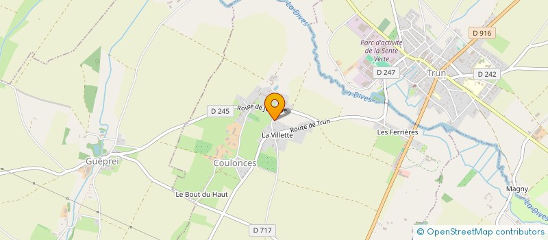 localisation de l'entreprise MONSIEUR ROMAIN POUCHIN à COULONCES