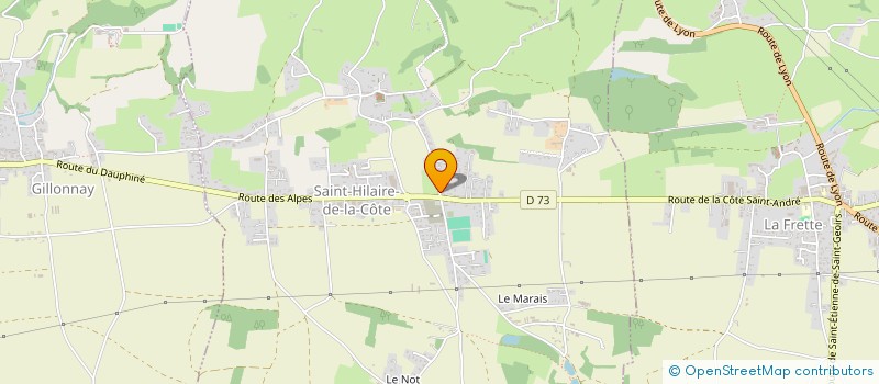 localisation de l'entreprise MONSIEUR ROMAIN POUREAU  SAINT-HILAIRE-DE-LA-COTE