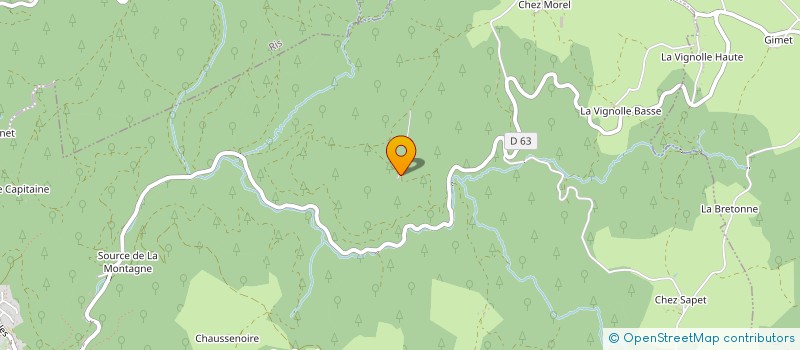 localisation de l'entreprise MONSIEUR ROMAIN POUTHIER  CHATELDON