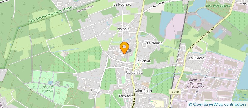 localisation de l'entreprise MONSIEUR ROMAIN PRADEAU à BLANQUEFORT