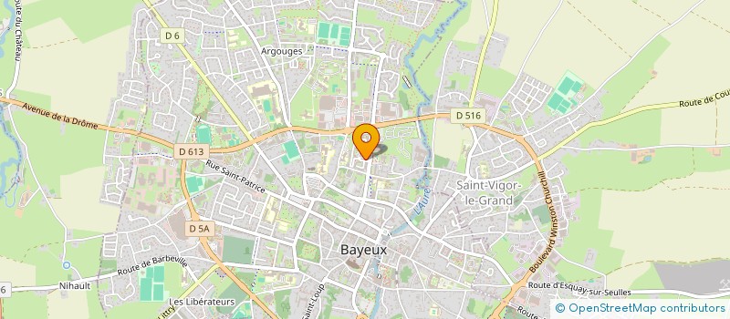 localisation de l'entreprise MONSIEUR ROMAIN PRECOURT  BAYEUX