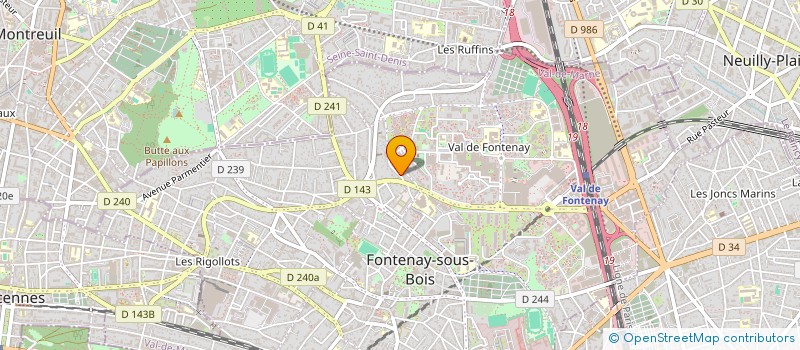 localisation de l'entreprise MONSIEUR ROMAIN PREUDHOMME à FONTENAY-SOUS-BOIS