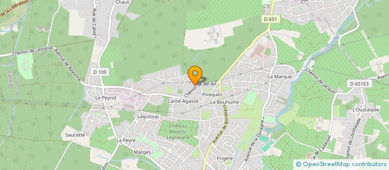 localisation de l'entreprise MONSIEUR ROMAIN PRIGENT à LEOGNAN