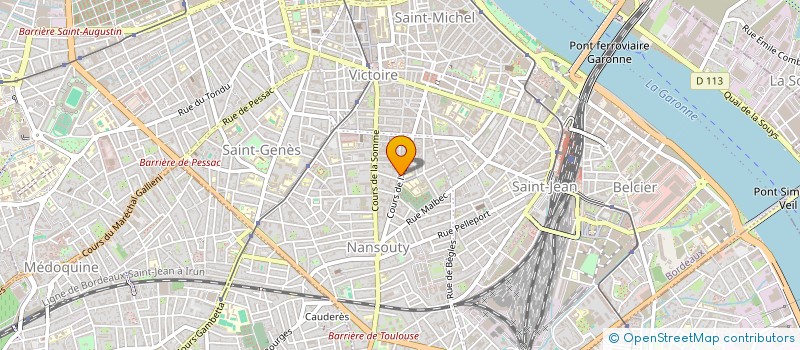 localisation de l'entreprise MONSIEUR ROMAIN PRIMOIS  BORDEAUX