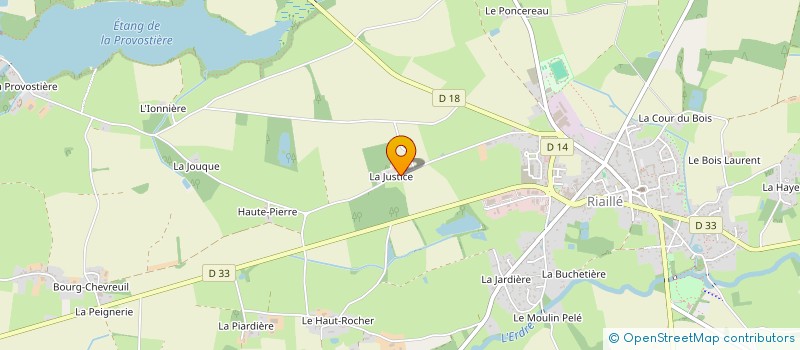 localisation de l'entreprise MONSIEUR ROMAIN PROFICHET  RIAILLE